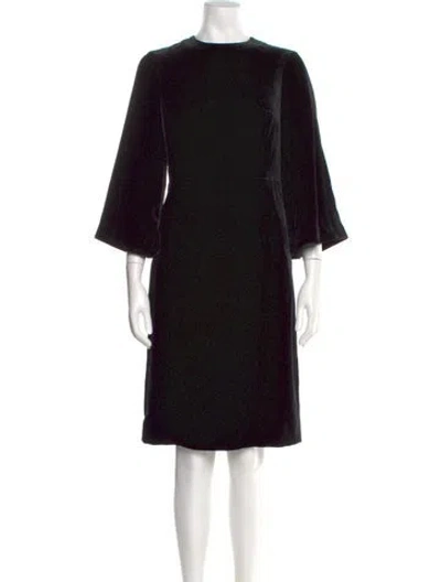 Pre-owned Noir Kei Ninomiya 2017 Midi Length Dress In Black