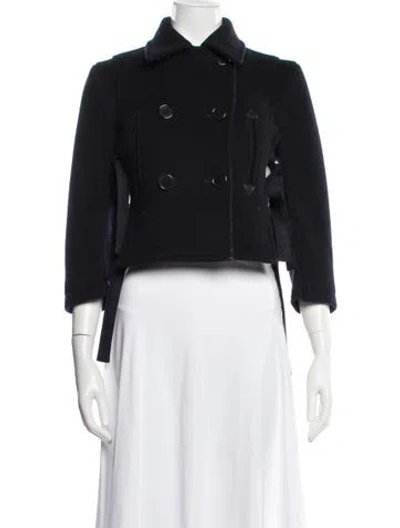 Pre-owned Noir Kei Ninomiya 2018 Wool Jacket In Black