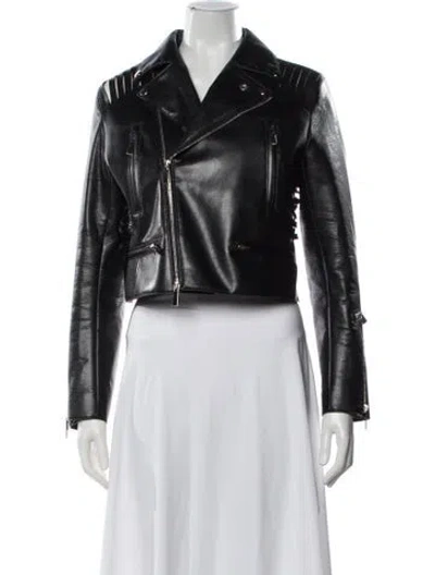 Pre-owned Noir Kei Ninomiya 2019 Biker Jacket In Black