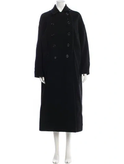Pre-owned Noir Kei Ninomiya 2024 Wool Trench Coat In Black