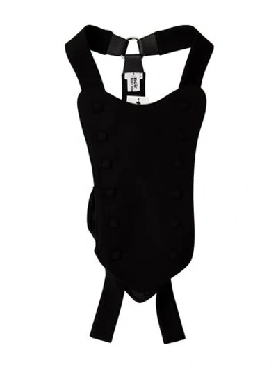 Pre-owned Noir Kei Ninomiya 2024 Wool Vest In Black