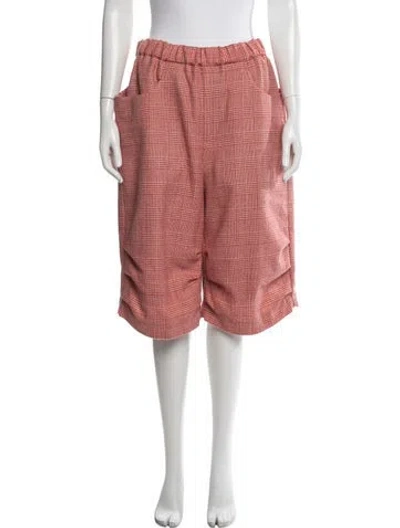 Pre-owned Noir Kei Ninomiya 2025 Knee-length Shorts In Red