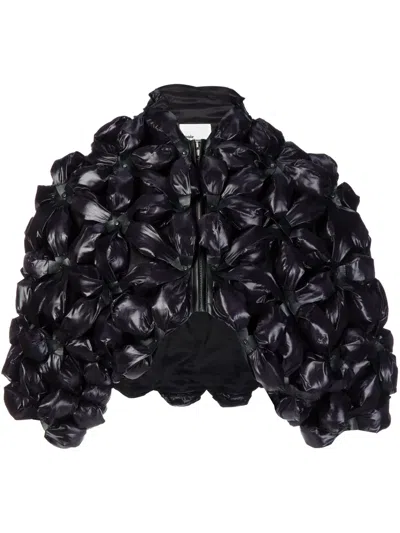 Noir Kei Ninomiya 3d Flower Bolero In Black