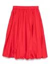 Noir Kei Ninomiya A-line Midi Skirt In Red