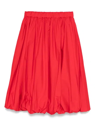 Noir Kei Ninomiya A-line Midi Skirt In Red