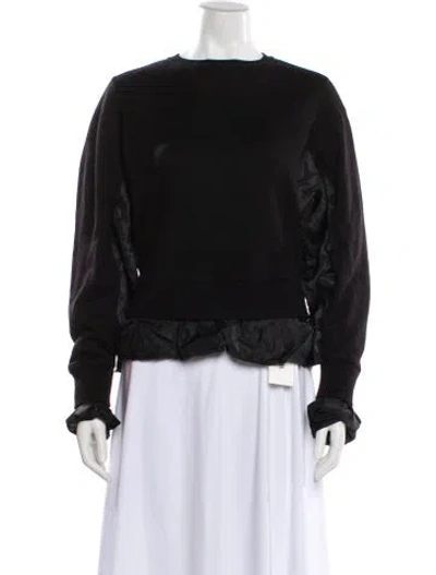 Pre-owned Noir Kei Ninomiya Bateau Neckline Sweater In Black