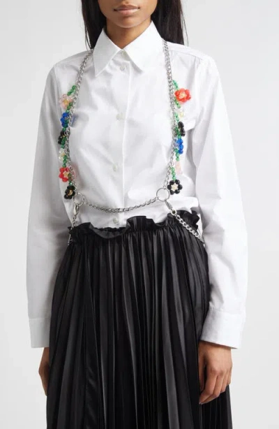 NOIR KEI NINOMIYA NOIR KEI NINOMIYA BEADED CHAIN HARNESS