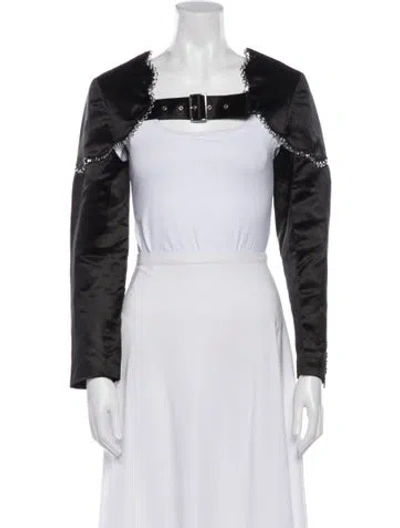 Pre-owned Noir Kei Ninomiya Bolero In Black