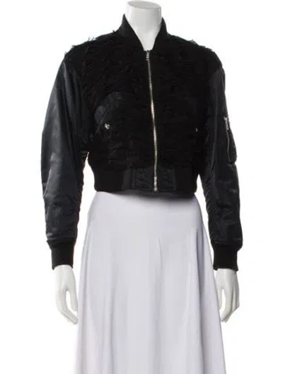 Pre-owned Noir Kei Ninomiya Bomber Jacket In Black