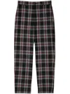 Noir Kei Ninomiya Check-print Trousers In Black