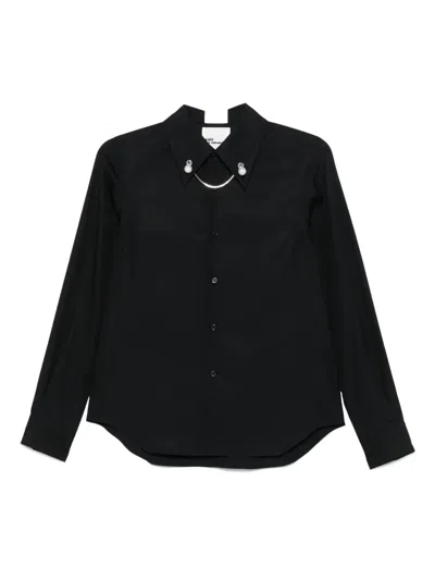 Noir Kei Ninomiya Cotton Shirt In Black
