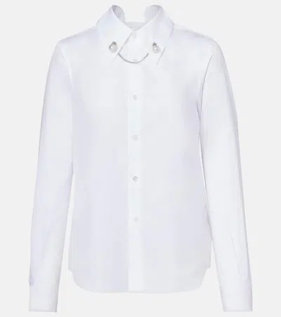 Noir Kei Ninomiya Cotton Shirt In White