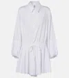 Noir Kei Ninomiya Cotton Shirt Dress In Multi