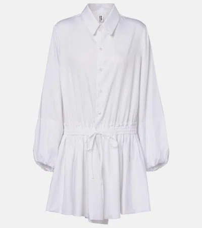 Noir Kei Ninomiya Cotton Shirt Dress In Multi