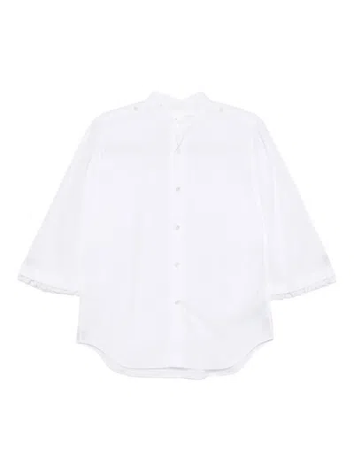 Noir Kei Ninomiya Cotton Shirt In White