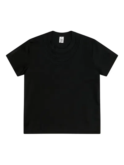 Noir Kei Ninomiya Cotton T-shirt In Black