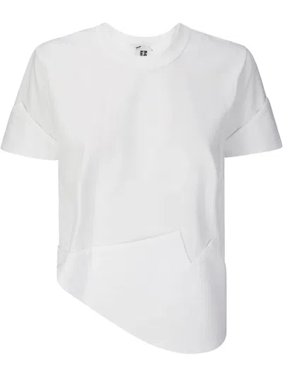 Noir Kei Ninomiya Cotton T-shirt In White