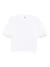 Noir Kei Ninomiya Cotton T-shirt In White