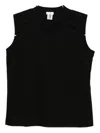 Noir Kei Ninomiya Cotton Tank Top In Black