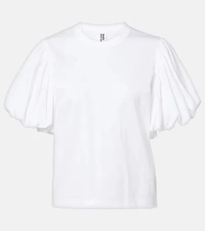 Noir Kei Ninomiya Cotton Top In White