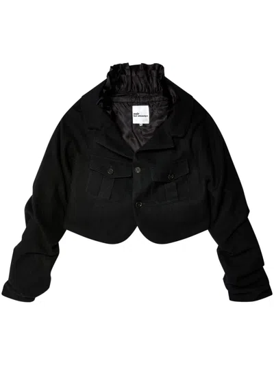 Noir Kei Ninomiya Cropped Jacket In Black