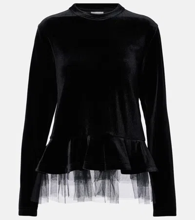 Noir Kei Ninomiya Cropped Top In Black