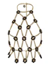 Noir Kei Ninomiya Daisy Chain Harness In Gold