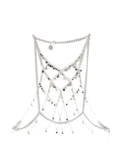 Noir Kei Ninomiya Embellished Harness In White