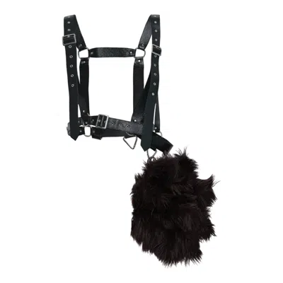 Noir Kei Ninomiya Fake Fur Vest In White
