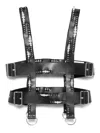 Noir Kei Ninomiya Faux-leather Harness Vest In Black
