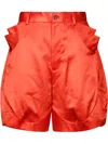 Noir Kei Ninomiya Flap-pocket Detailing Shorts In Red