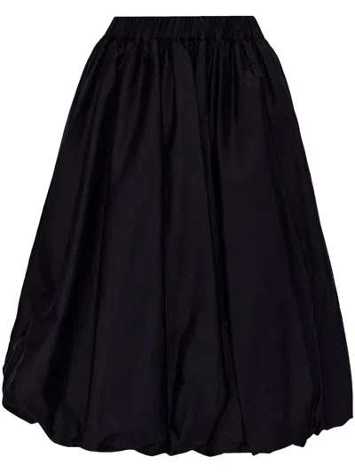 Noir Kei Ninomiya Flared Skirt In Black