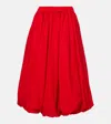 Noir Kei Ninomiya Midirock Aus Baumwolle In Rot