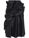 NOIR KEI NINOMIYA GATHERED FRILL SKIRT