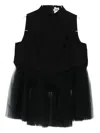 Noir Kei Ninomiya High-neck Jacket In Black