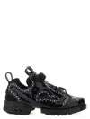 Noir Kei Ninomiya Reebok Collaboration Brogue Sneakers In Black