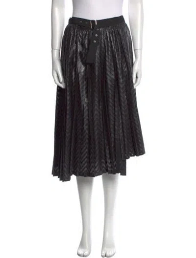 Pre-owned Noir Kei Ninomiya Knee-length Skirt In Black