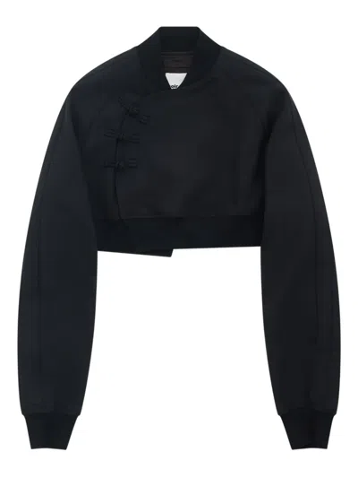 Noir Kei Ninomiya Knot-detail Jacket In Black