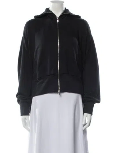 Pre-owned Noir Kei Ninomiya Long Sleeve Hoodie In Black