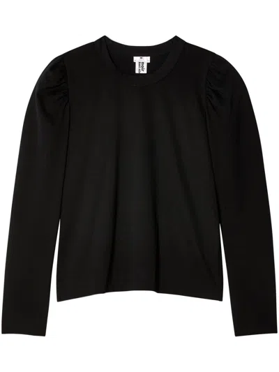 Noir Kei Ninomiya Long-sleeved T-shirt In Black
