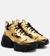 Noir Kei Ninomiya Metallic-effect Platform Sneakers In Gold