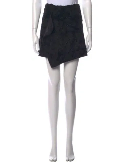Pre-owned Noir Kei Ninomiya Mini Skirt In Black