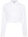 Noir Kei Ninomiya White Pointed Collar Shirt In Weiss