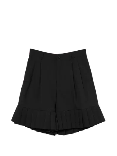 Noir Kei Ninomiya Pleated Shorts In Blue