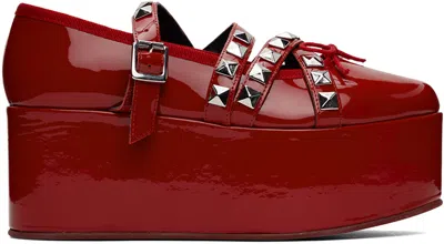 Noir Kei Ninomiya Red Repetto Edition Ballerina Flats In 2 Red