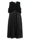 Noir Kei Ninomiya Ruffle-detail Midi Dress