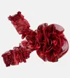Noir Kei Ninomiya Ruffled Top In Red
