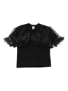 Noir Kei Ninomiya Ruffled Top In Black