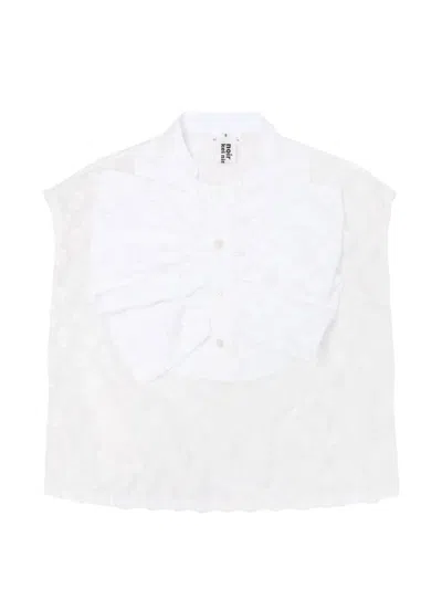 Noir Kei Ninomiya Ruffled-detail Blouse In Multi