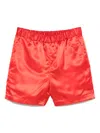 Noir Kei Ninomiya Satin Shorts In Red